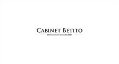 Desktop Screenshot of cabinet-betito.com